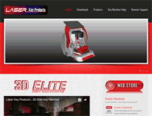 Tablet Screenshot of laserkeyproducts.com